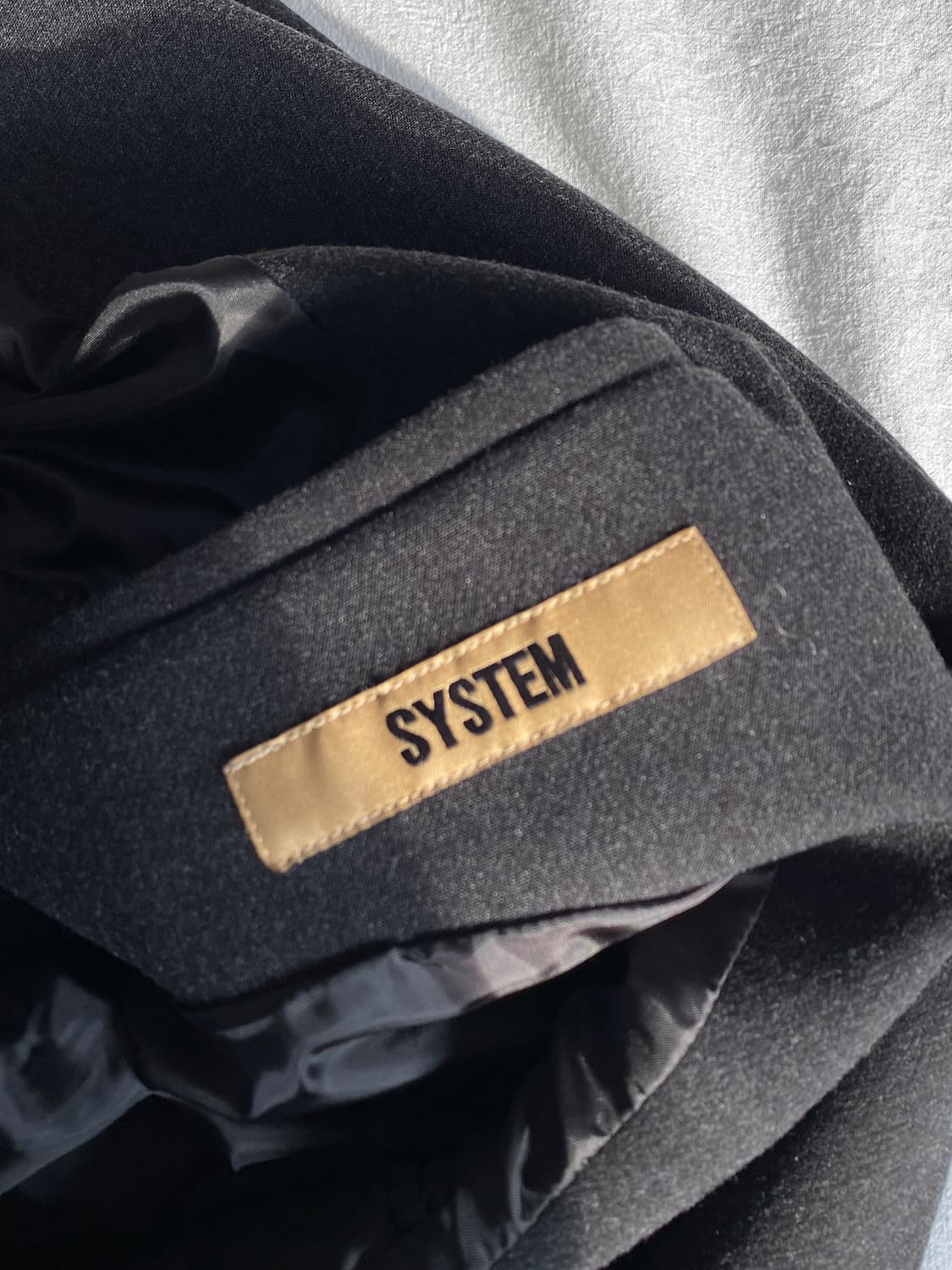 시스템옴므 파리 컬렉션 블루종 레이어드 코트 95 상품이미지6