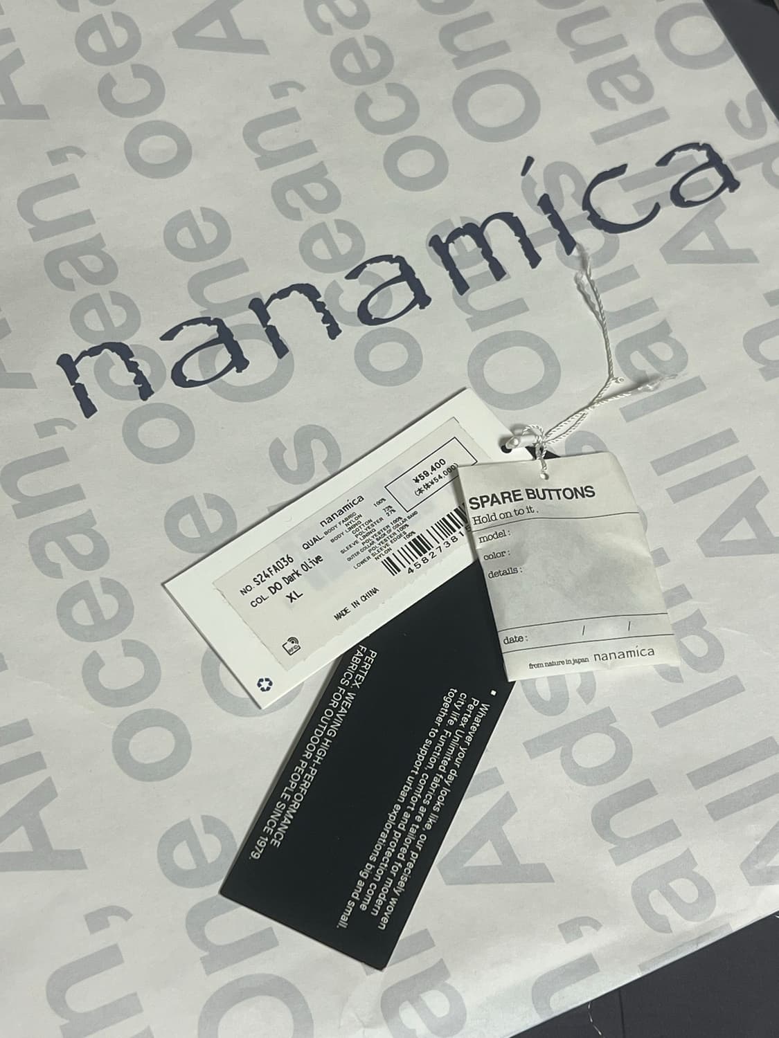 [XL] 나나미카 퍼텍스 언리미티드 필드 자켓 다크 올리브 색상 상품이미지8