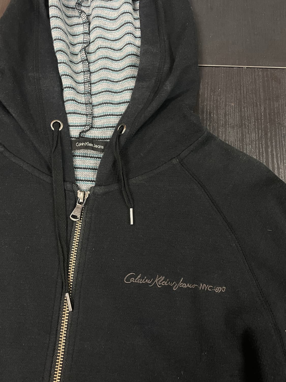 재팬 CK 캘빈클라인 빈티지 후드집업 여성S 상품이미지2