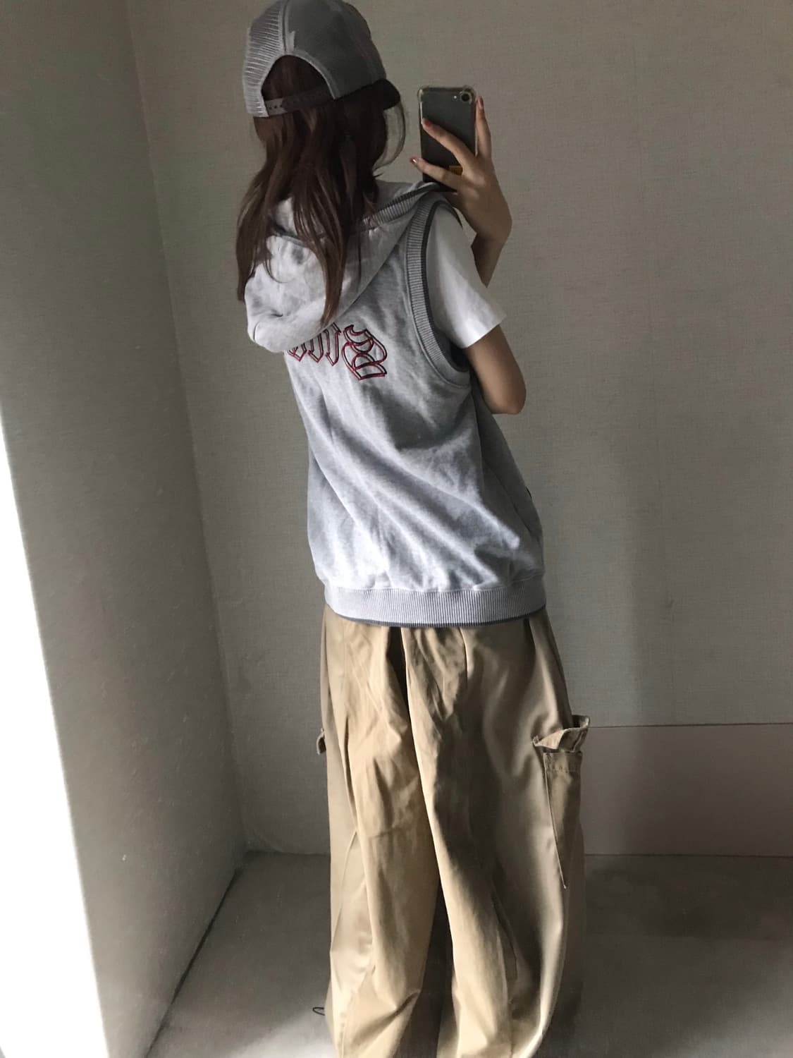 퀵실버 오버핏 후드 베스트 상품이미지3