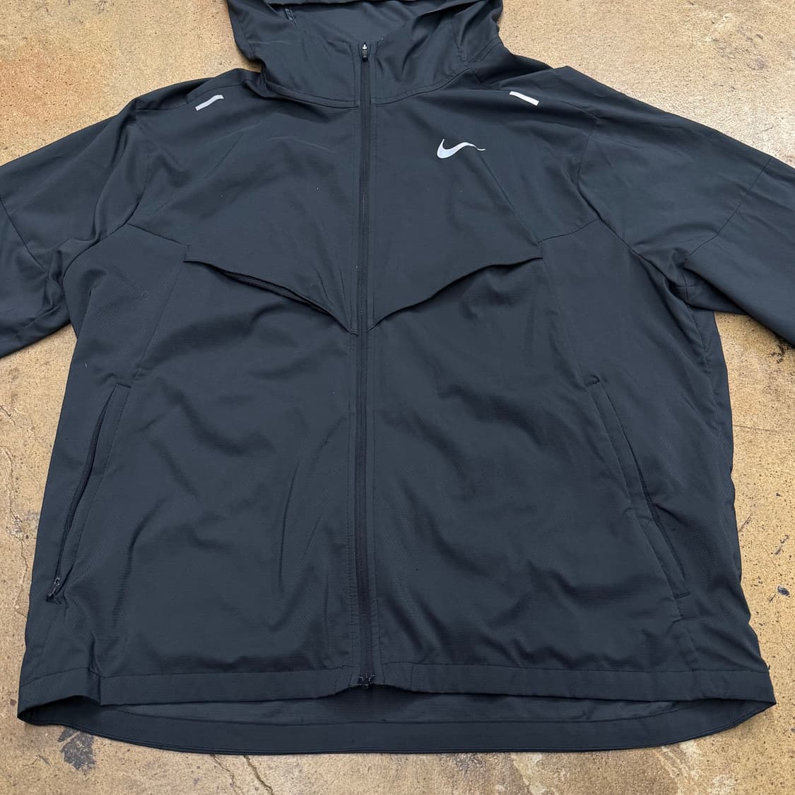 [정품/L] 나이키 블랙 후드 바람막이 자켓 b16 상품이미지3