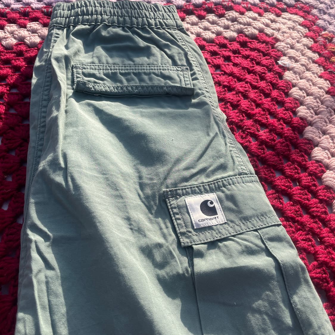 carhartt 카키 아메카지 스커트 상품이미지1