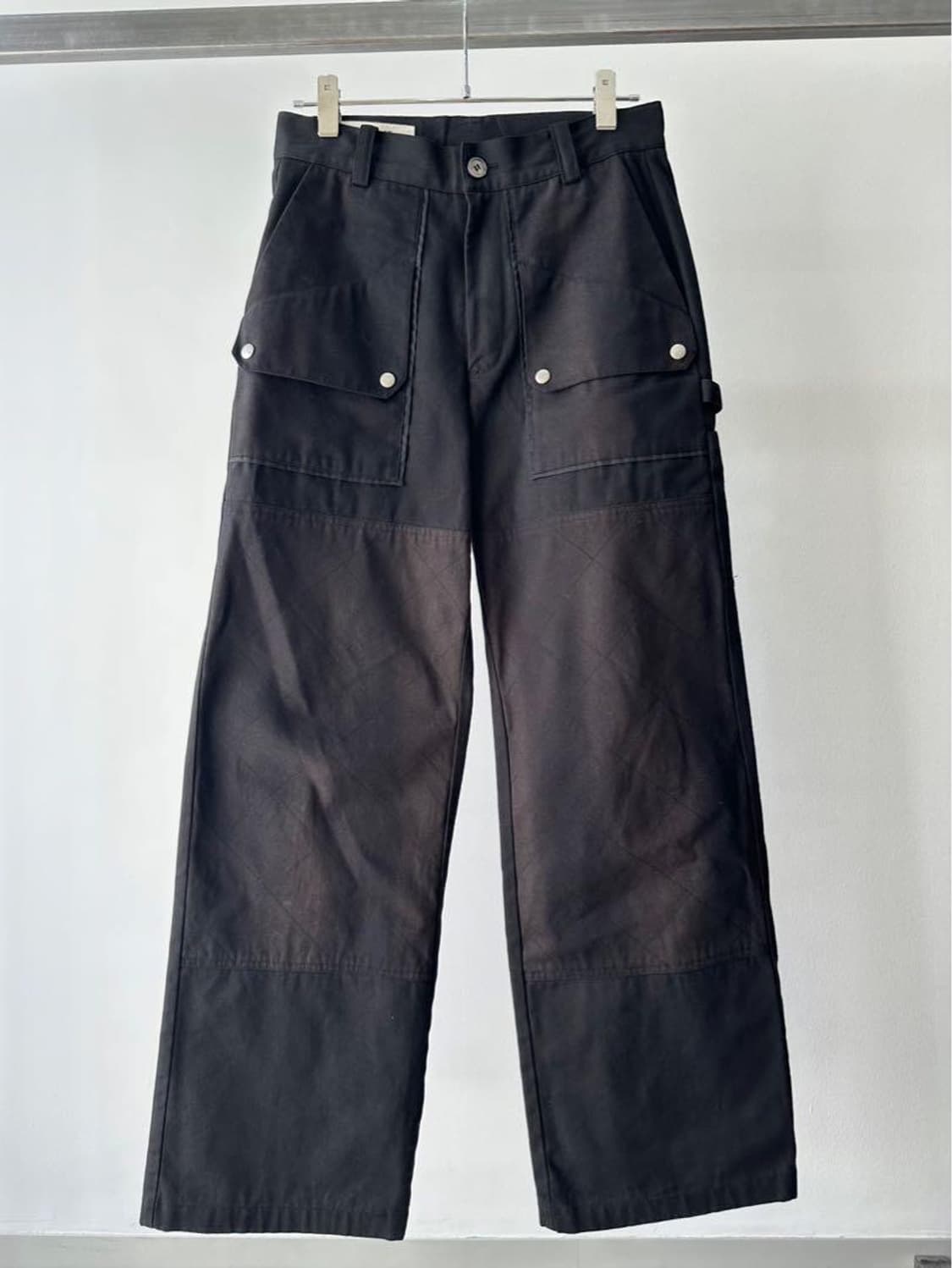 [S]JiyongKim 지용킴 23AW 선 블리치 더블 니 팬츠 상품이미지5