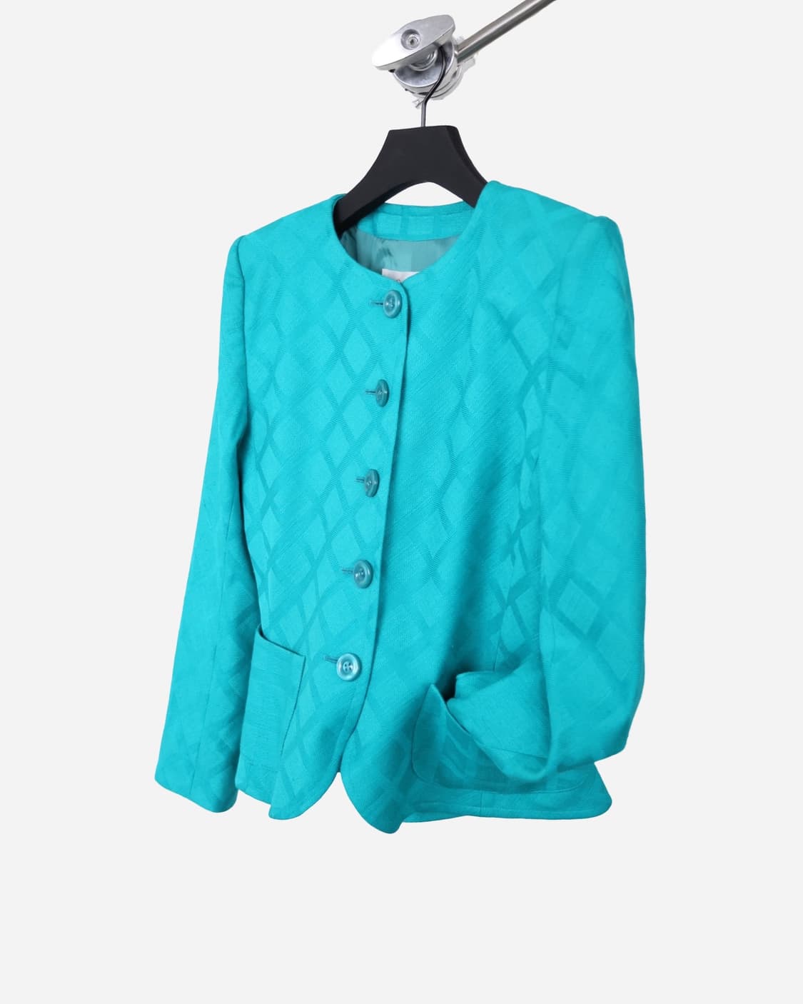 YSL Turquoise Check  Tailored Jacket 상품이미지1