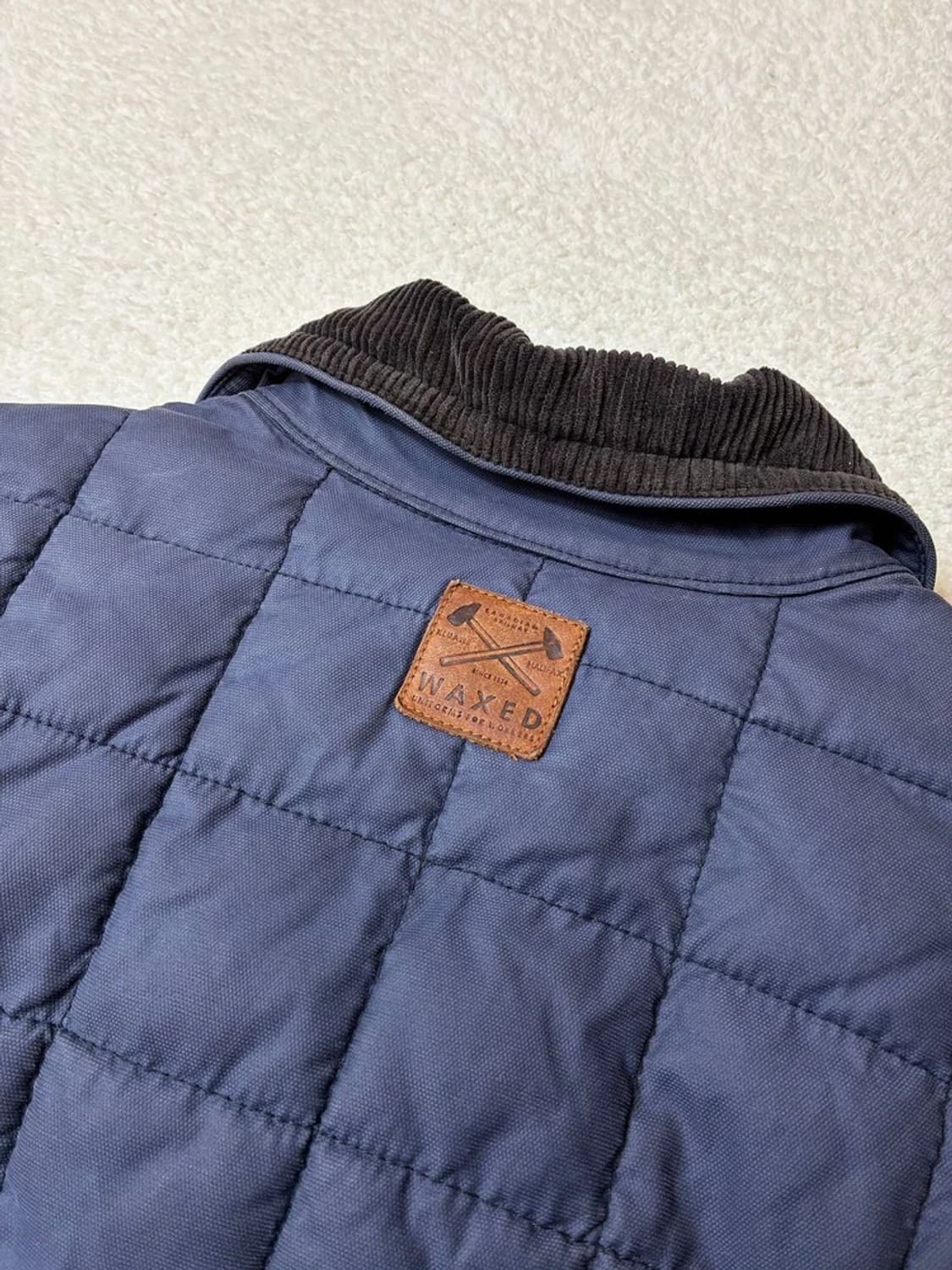 시리즈 x Waxed 퀼팅 피그먼트 코듀로이 카라 자켓 PN6332 상품이미지8