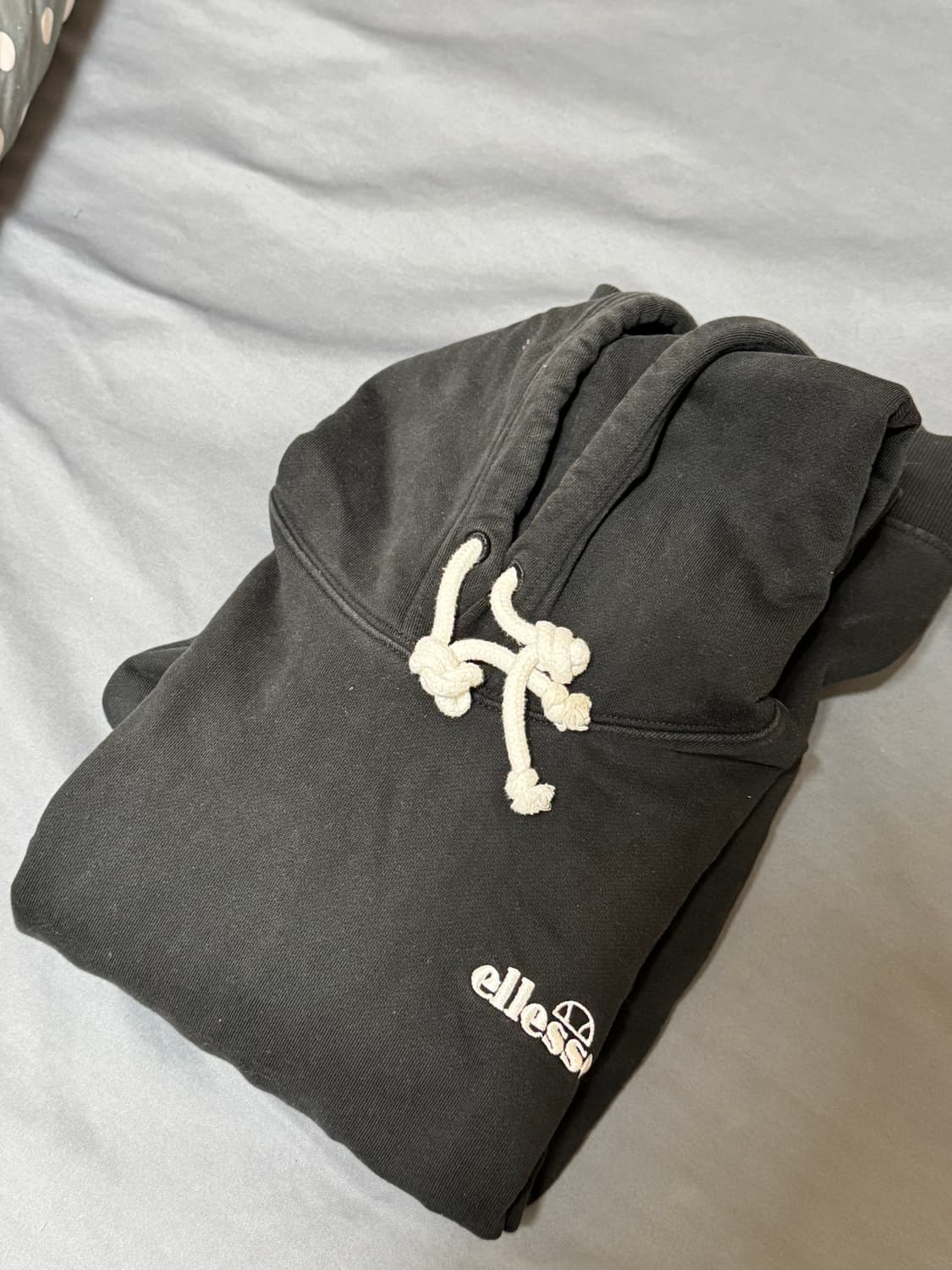 엘레쎄 블랙 후드티 (실착1회미만) 상품이미지1