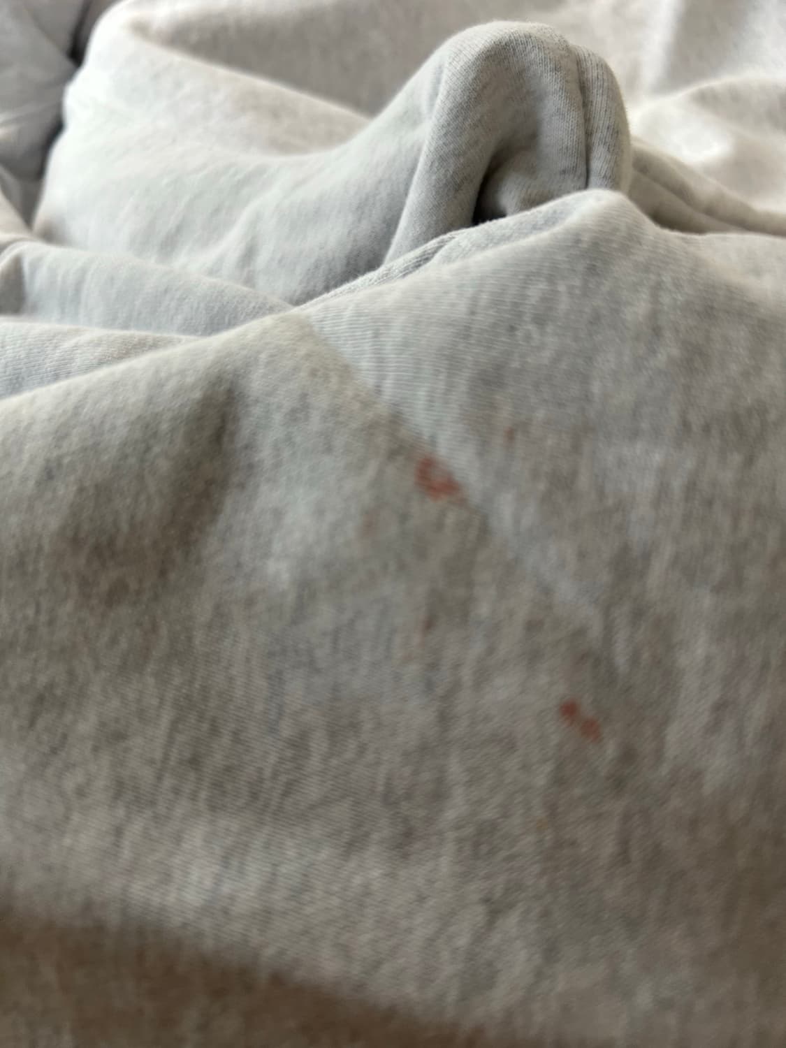 산산기어 후드티 22fw 화이트멜란지 상품이미지3