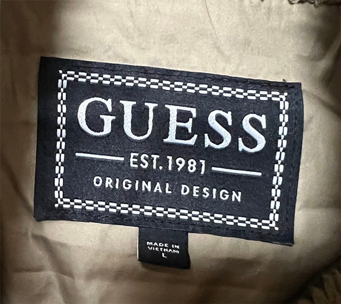 GUESS 게스 남자 후리스점퍼 뽀글이 캐주얼 L 100 상품이미지3