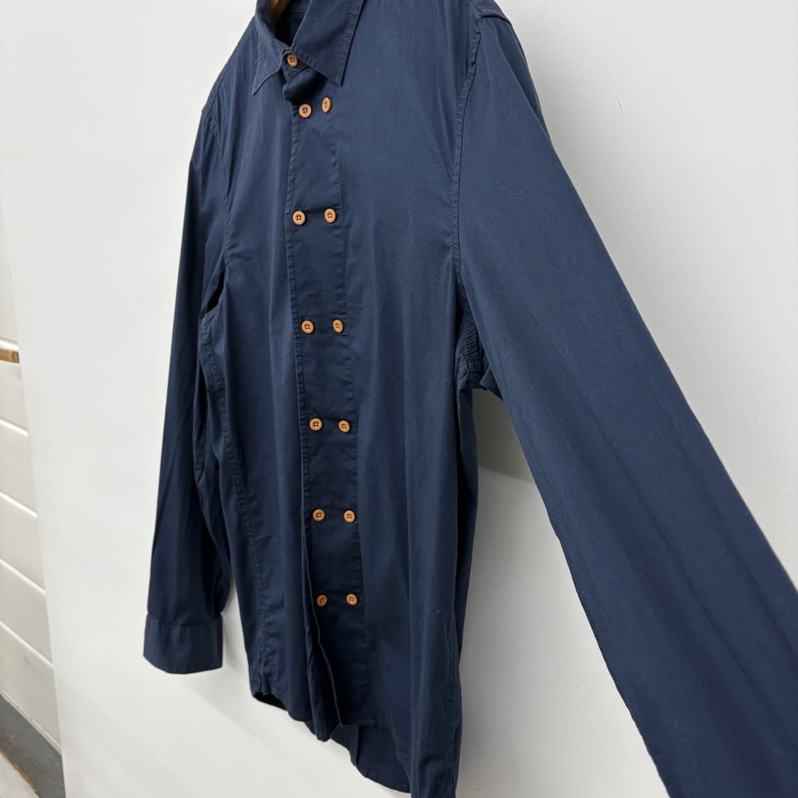 디젤 네이비 긴팔 셔츠 남성 M 상품이미지3