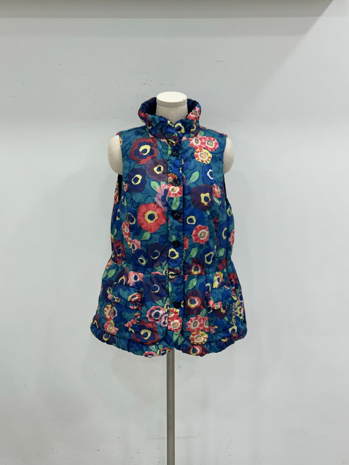 오일릴리 양면 패딩 조끼 상품이미지1