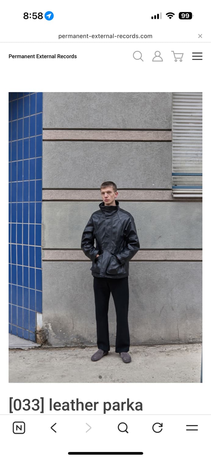 머듈 레더파카 사이즈 교환 4->3 상품이미지1