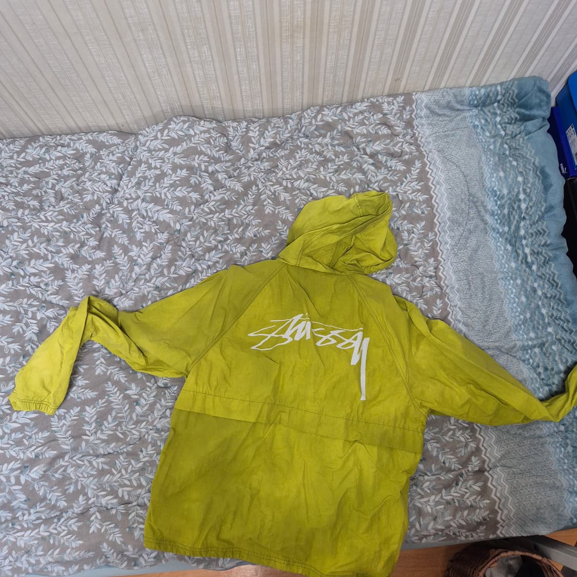 스투시 웨이브 다이 비치 쉘 자켓 슬라임 상품이미지2