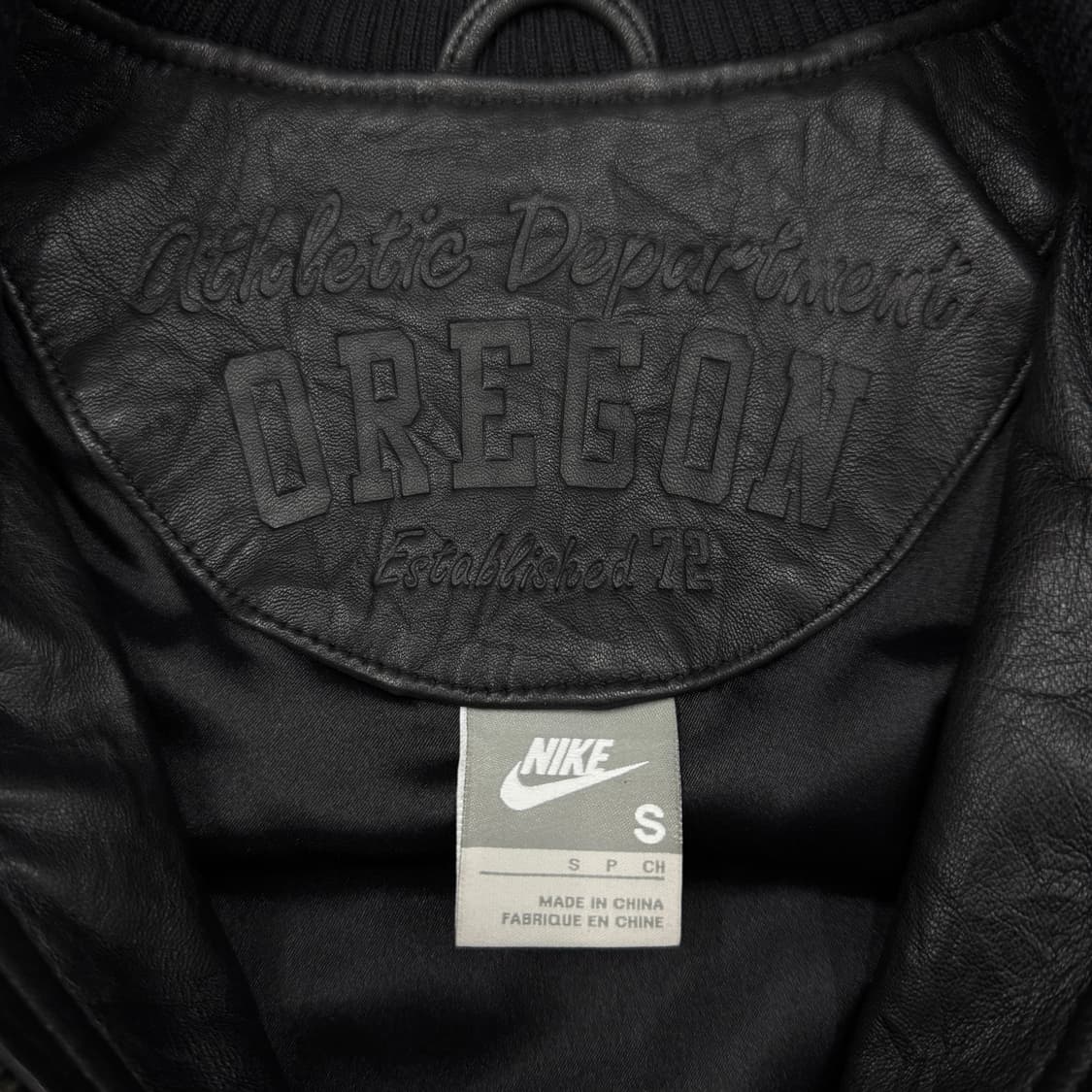 나이키 00s 크롭 하이넥 램스킨 양가죽 리얼레더 자켓 상품이미지7