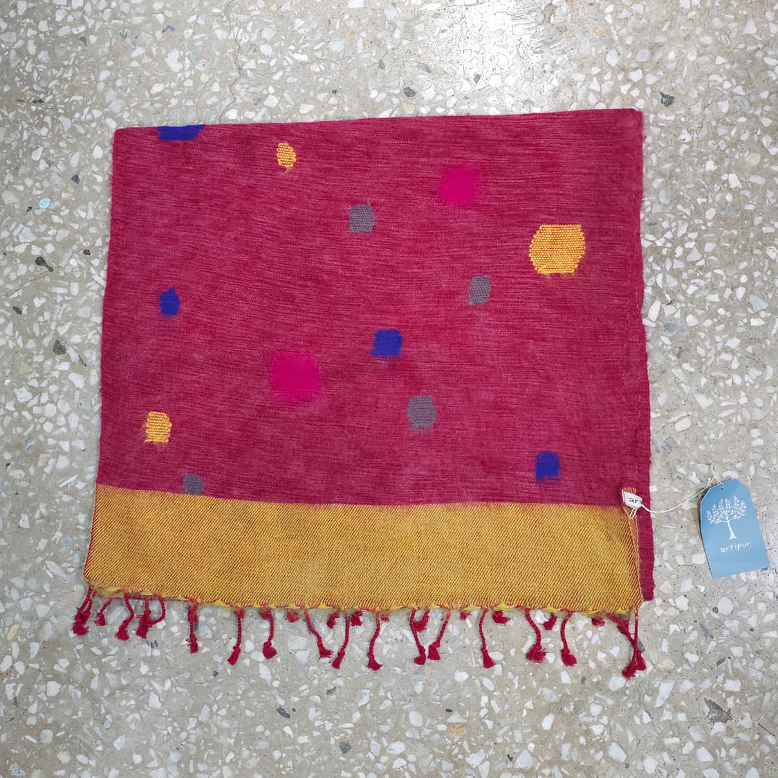 artipur 도트 패턴 머플러 상품이미지2