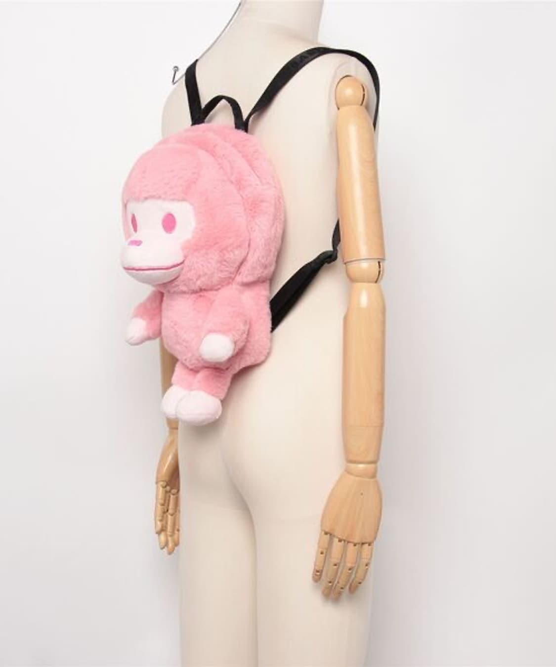 베이프 베이비 마일로 플러시 돌 백팩 핑크 상품이미지2