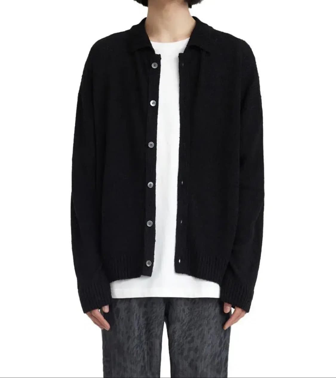 Youth 블랙 가디건 상품이미지2