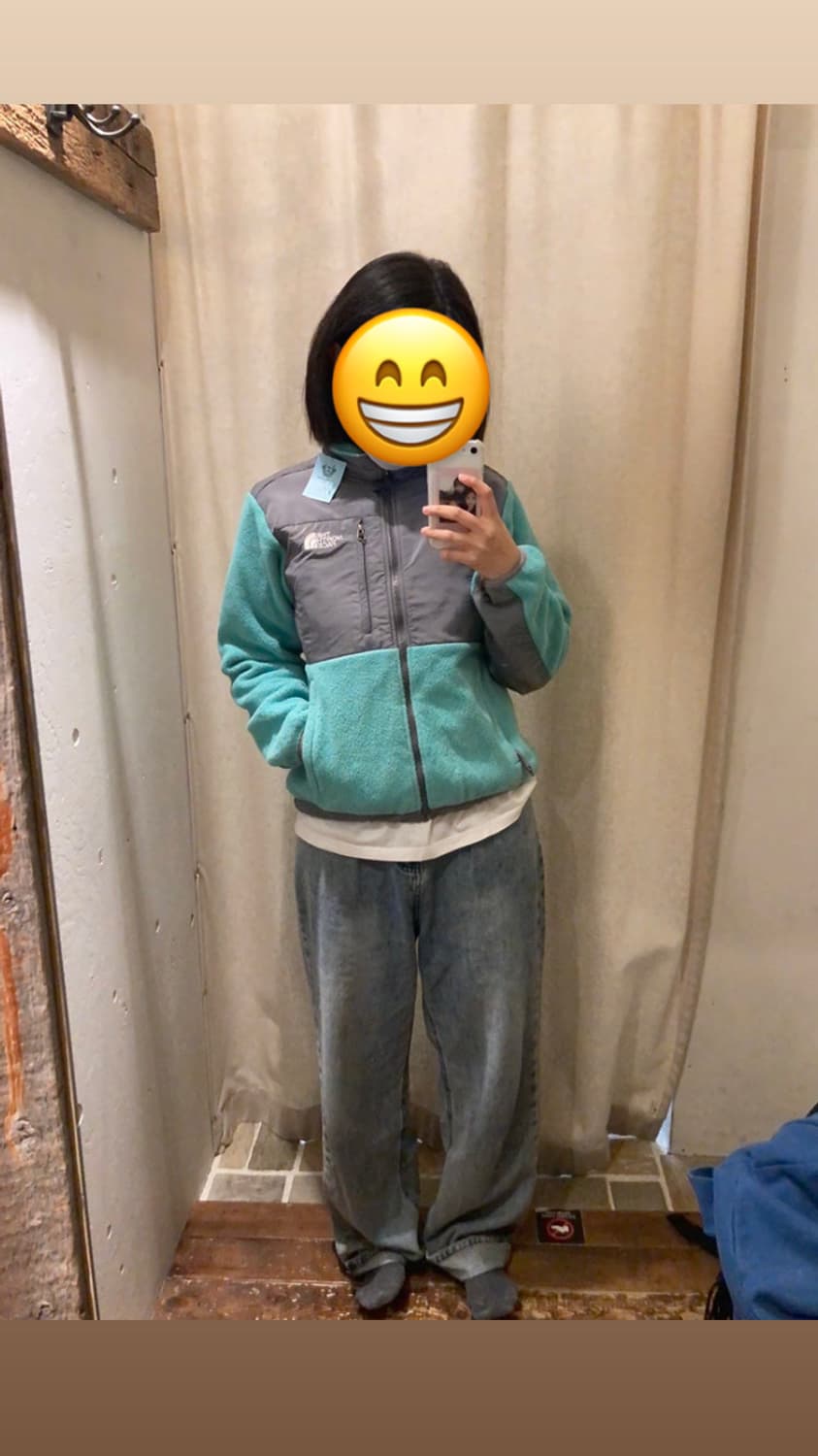 일본 빈티지 노스페이스 후리스 민트색 상품이미지1