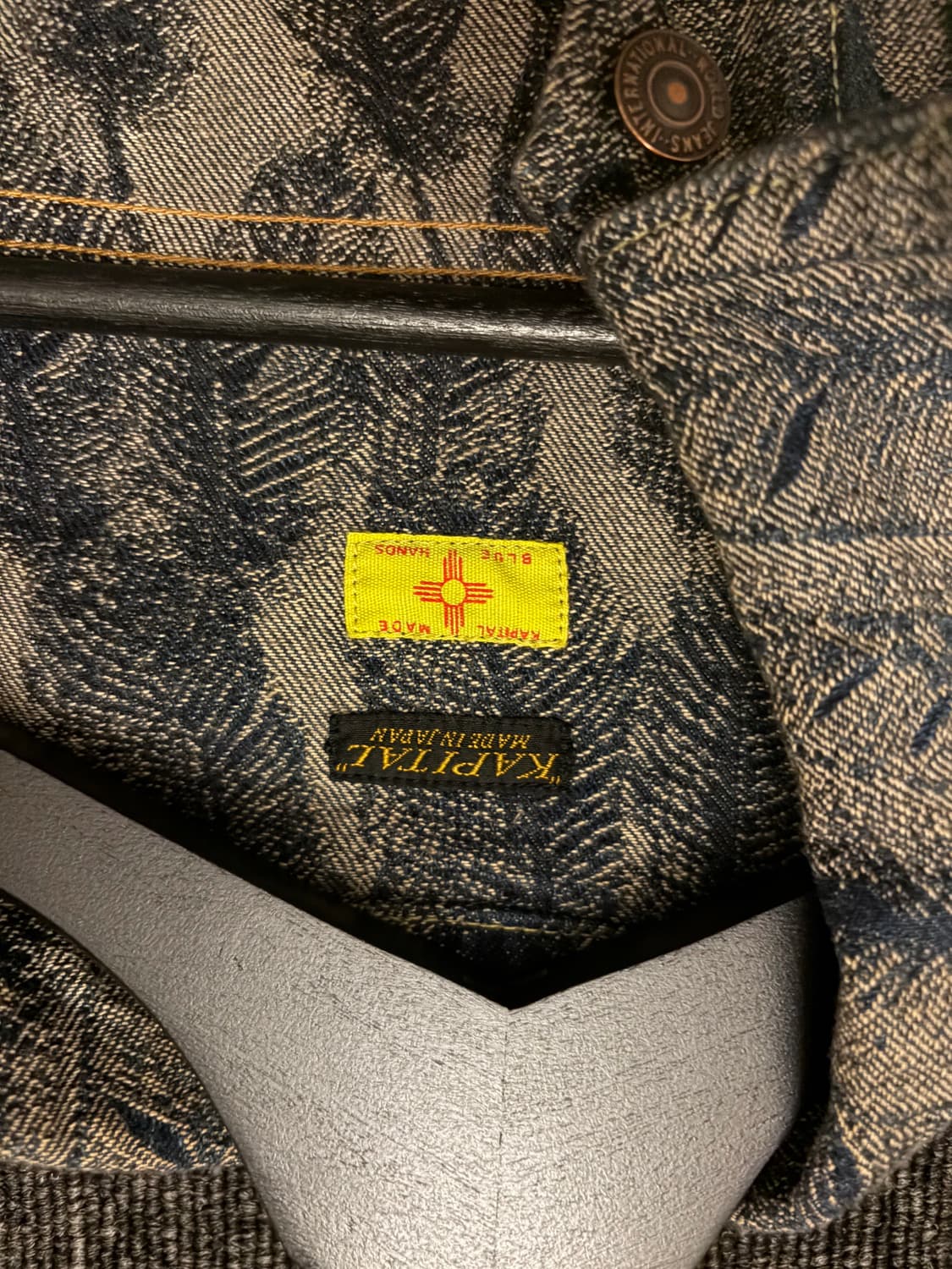 [KAPITAL]캐피탈 페더 데님자켓 인디고 2사이즈(95) 상품이미지5