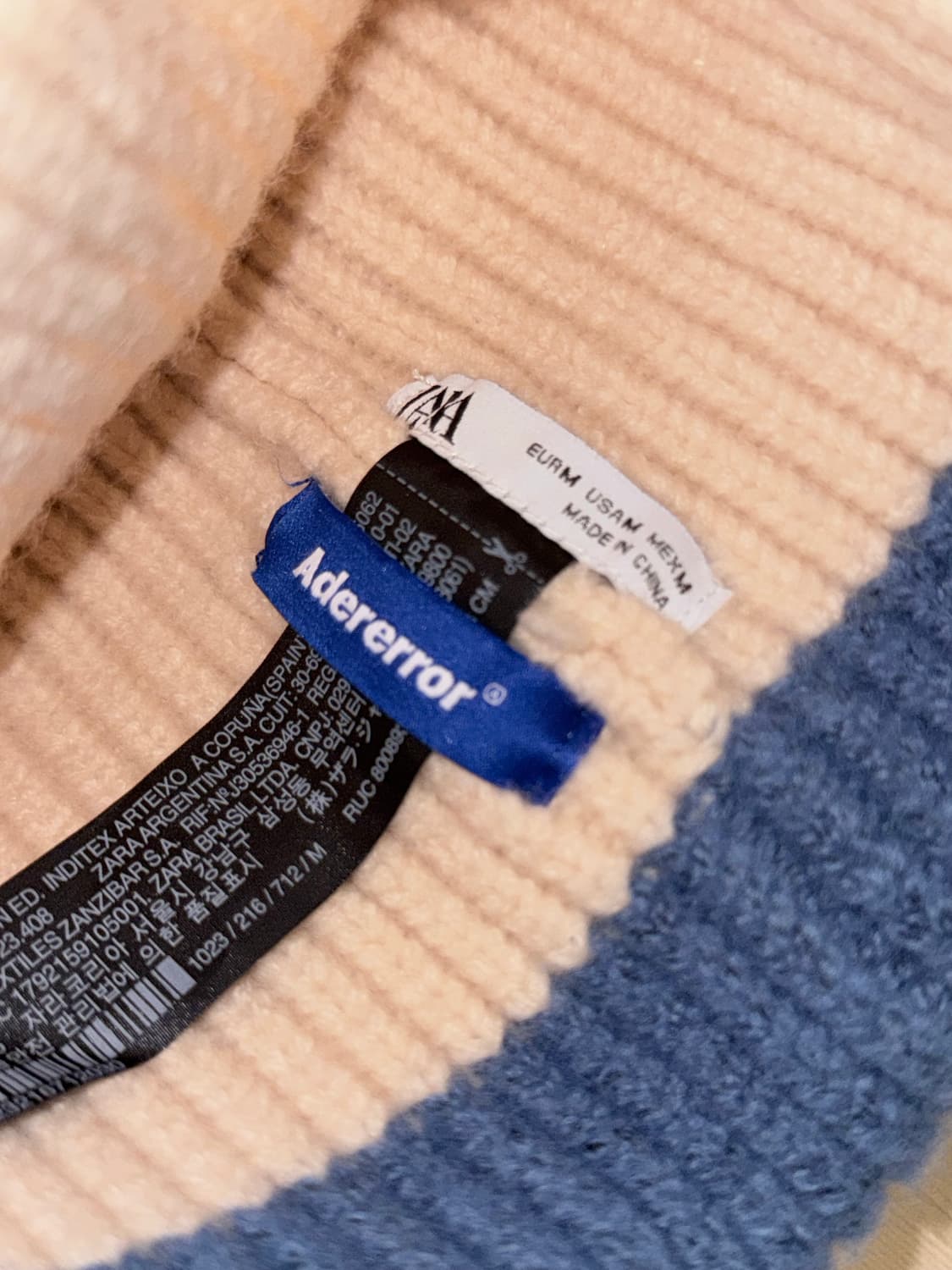 아더에러 x 자라 비니 ader error 상품이미지3