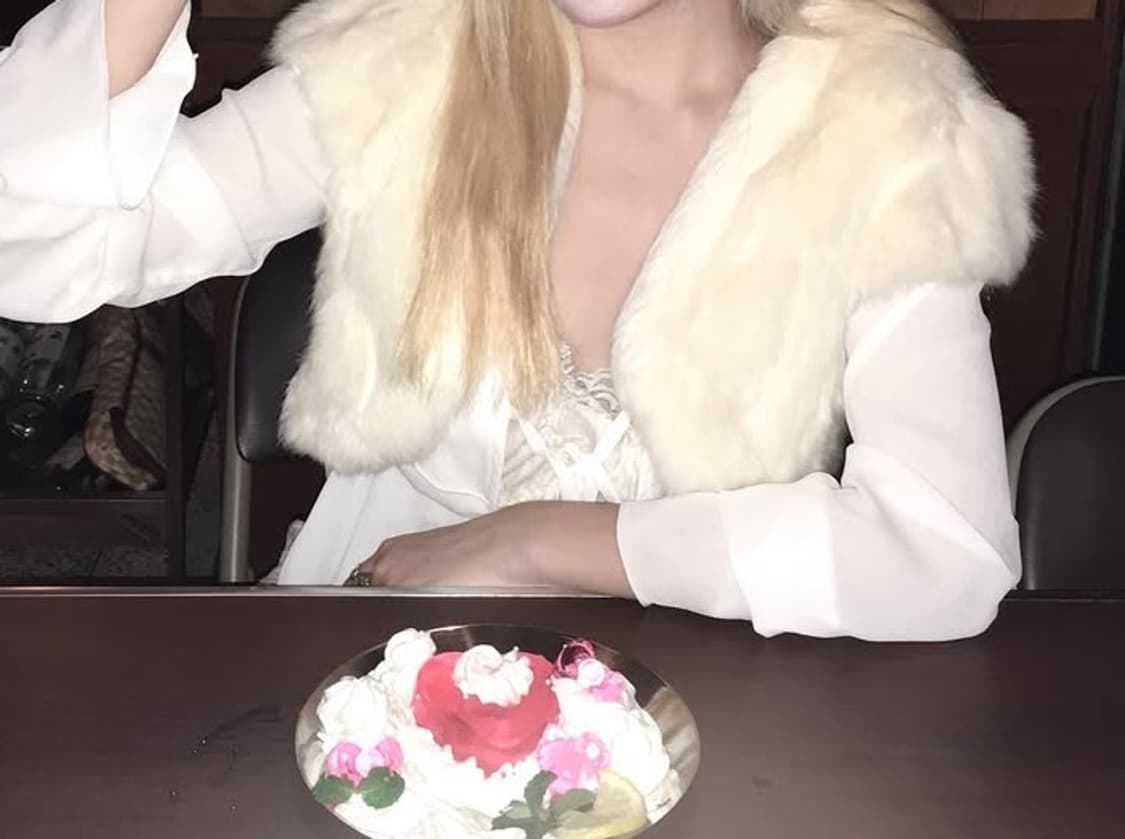 빈티지 버니 퍼 베스트 퍼자켓 아이보리 상품이미지1