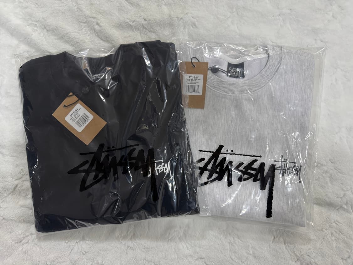 스투시 베이직 맨투맨 (( 새상품 )) 상품이미지1