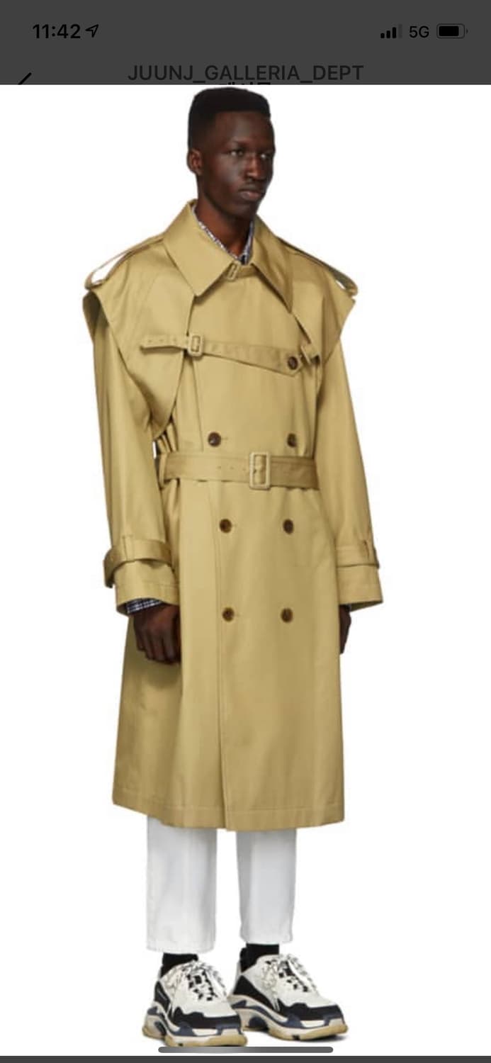 준지(Juun.J) 레이어드 디테쳐블 트렌치코트 상품이미지1