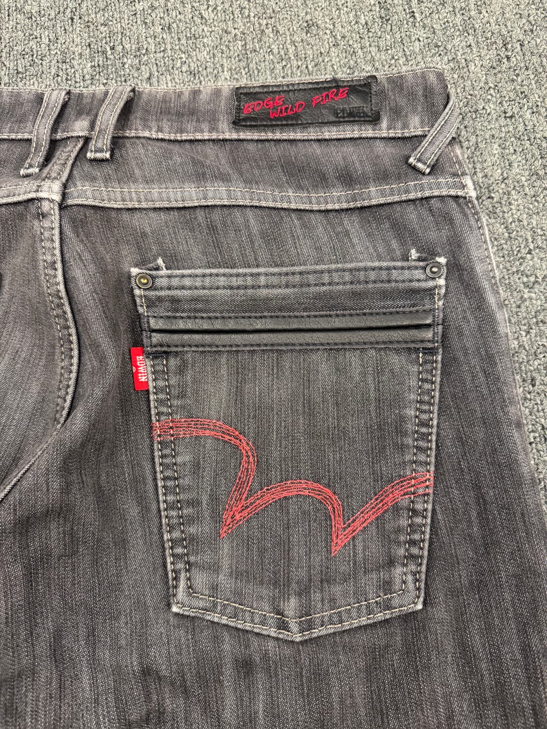 29) 에드윈 503 빈티지 블랙 데님팬츠  상품이미지5