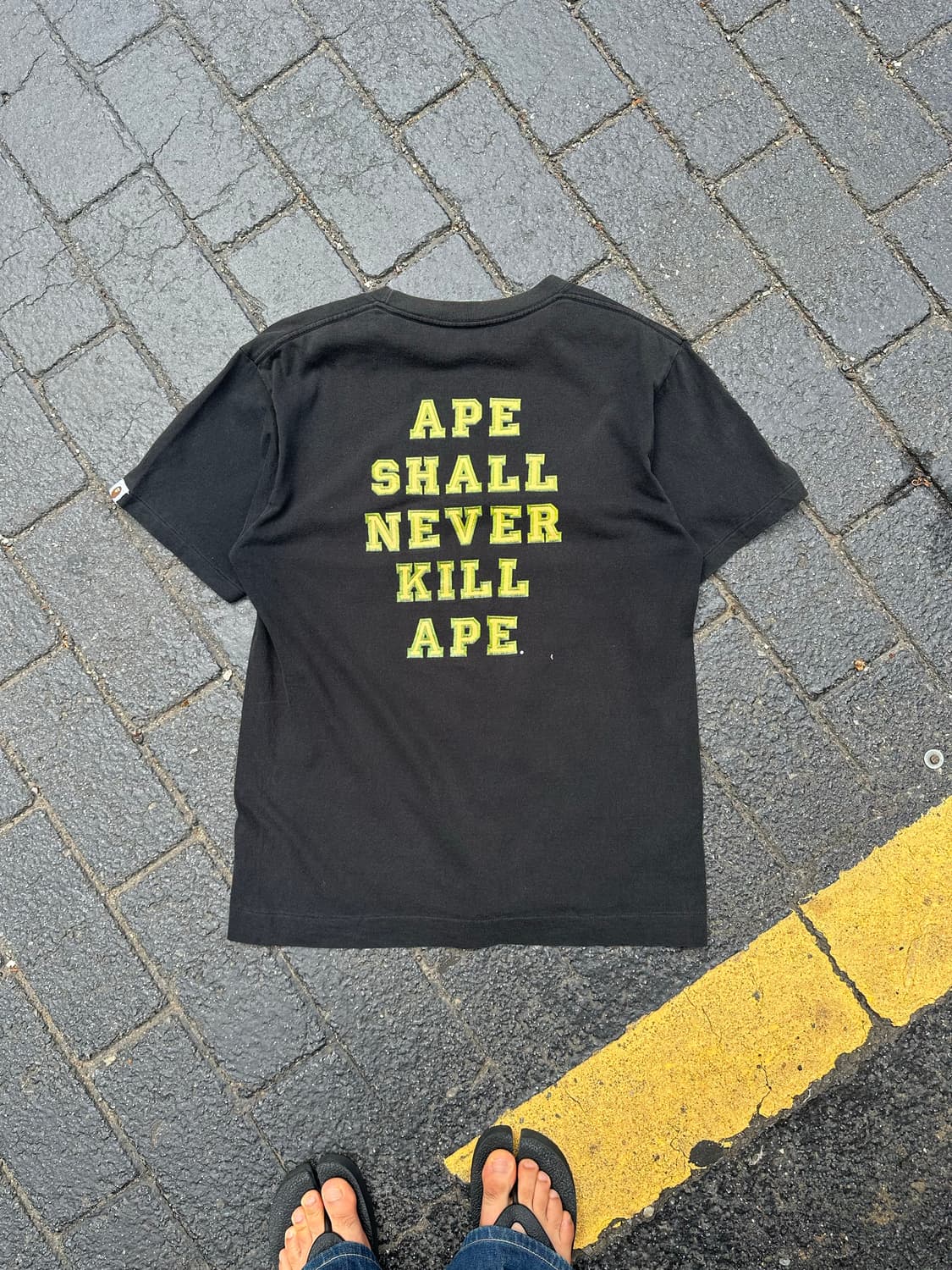 Bape ape small never kill ape logo T 상품이미지5