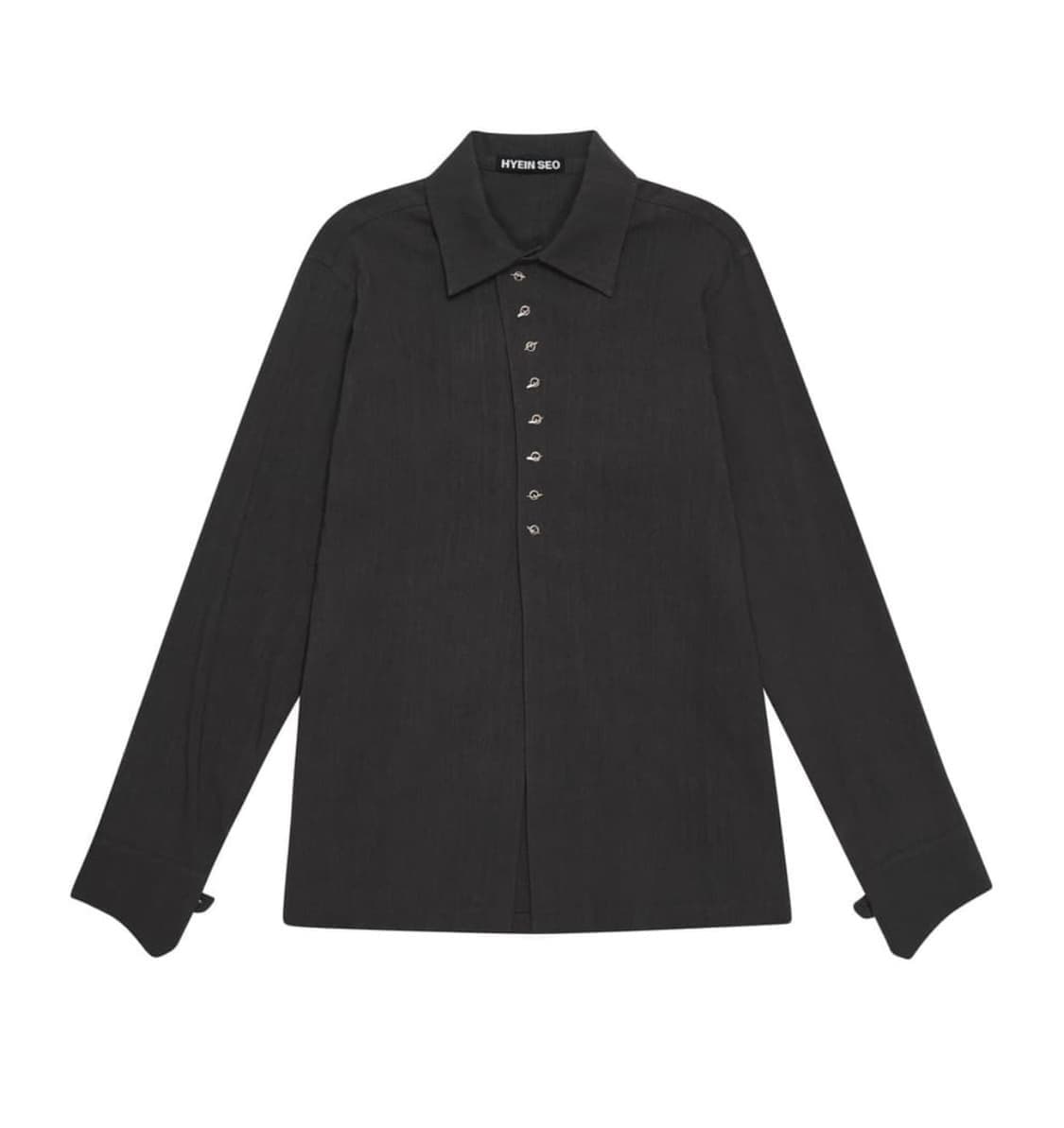 혜인서 실버버튼 셔츠 상품이미지1