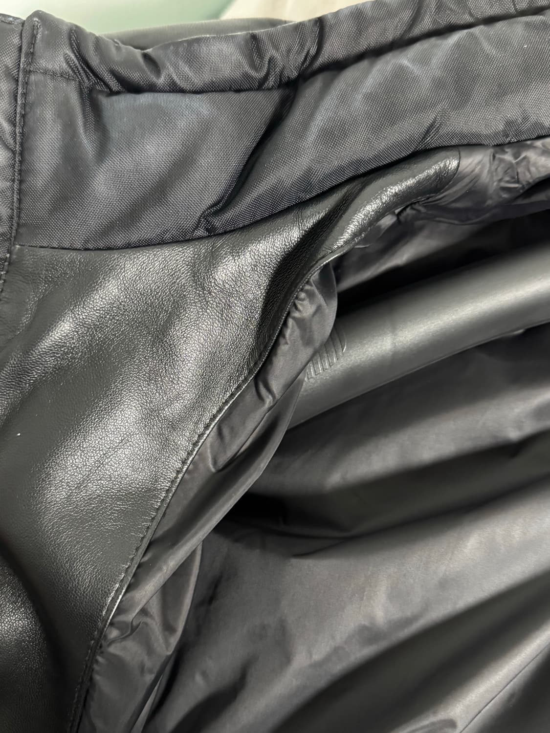 fetch 페치 레더 패딩 상품이미지5