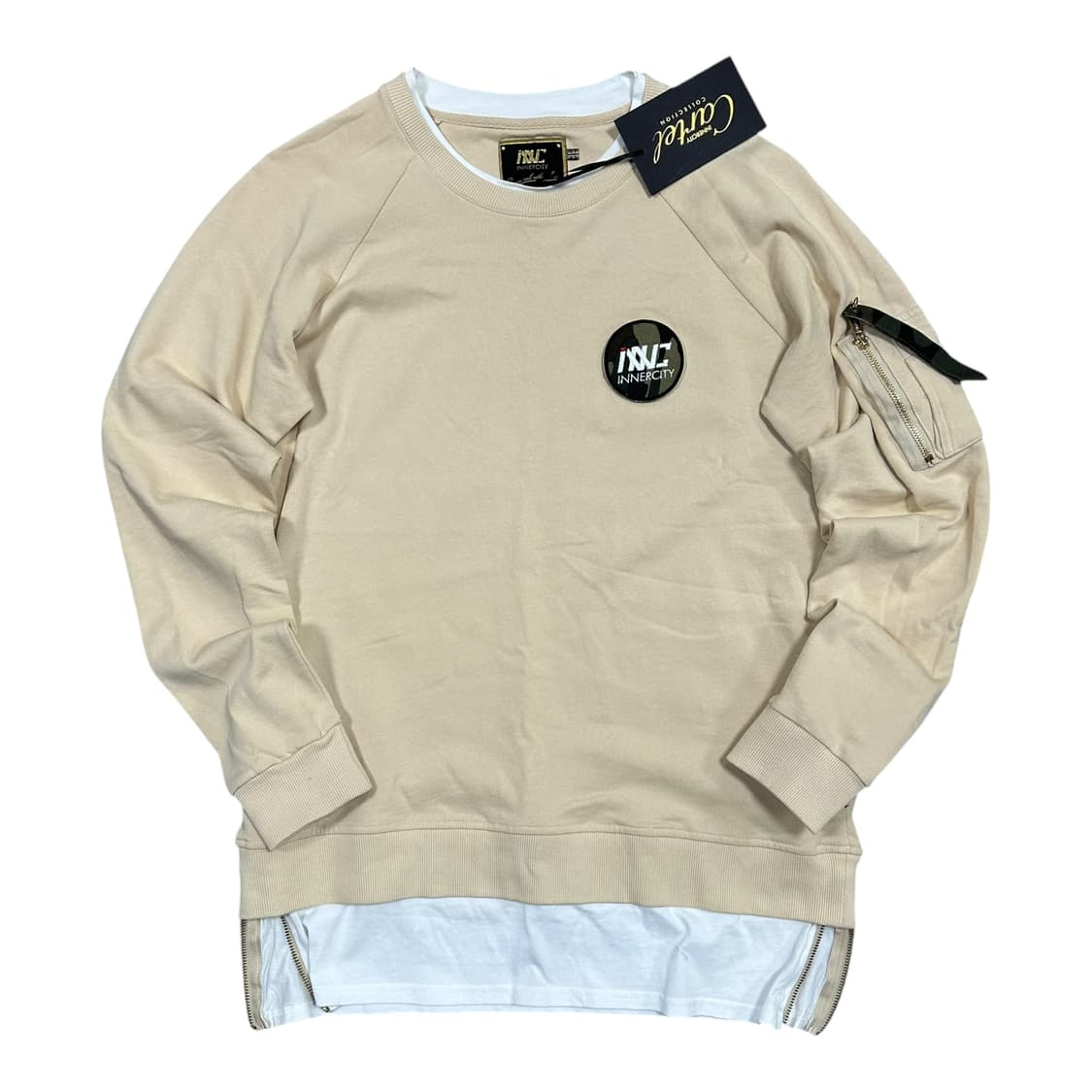 ✨ (새상품) 빈티지 레이어드 카모 키링 롱슬리브   상품이미지1