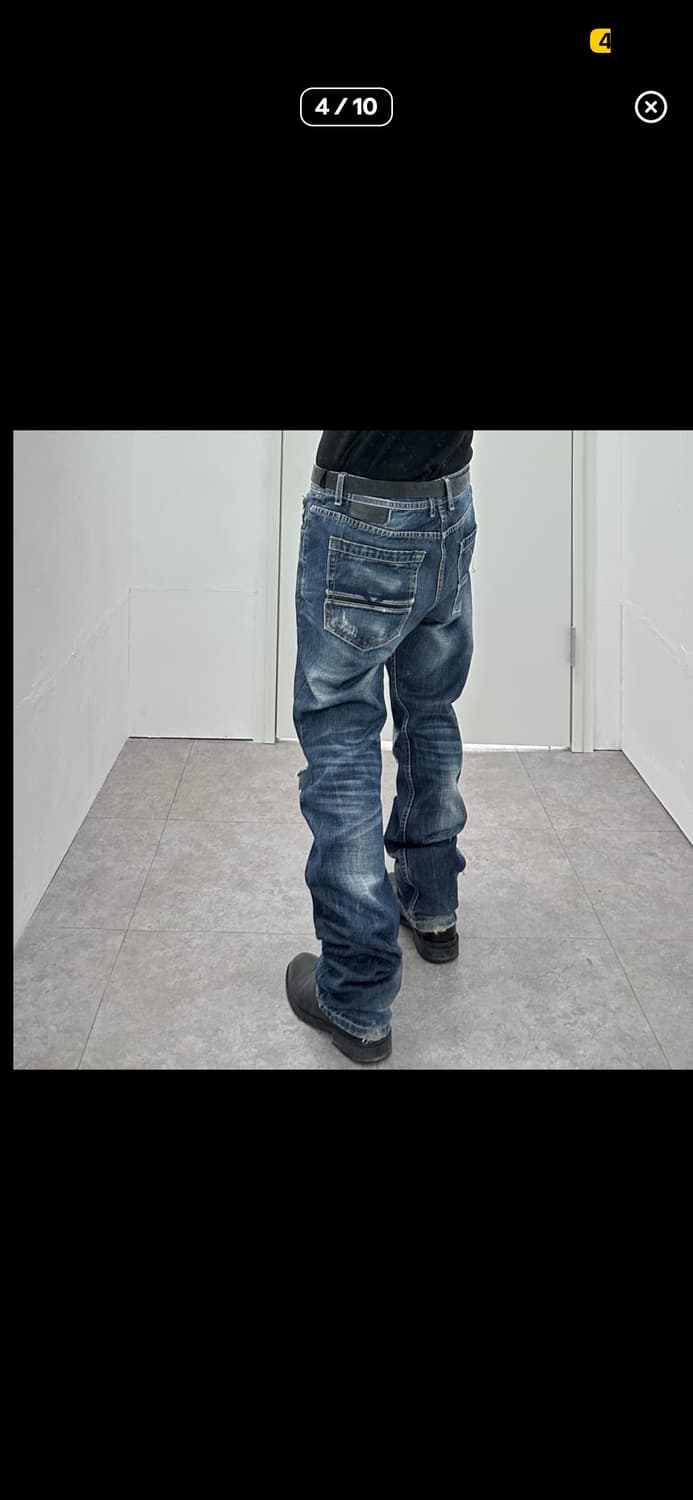 디젤 데미지드 데님팬츠 상품이미지4