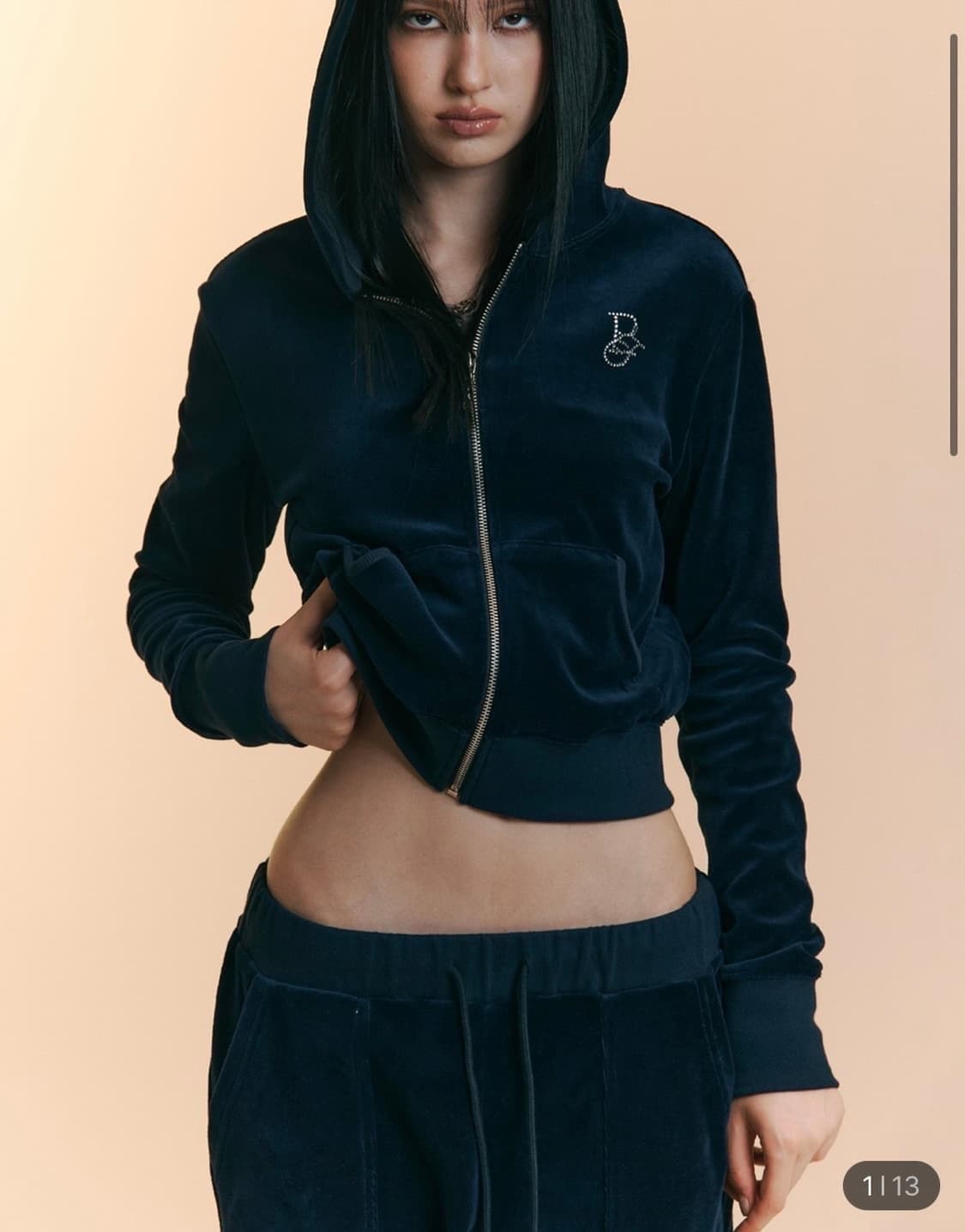 플리즈노팔로우 벨벳 트레이닝 세트 상품이미지1