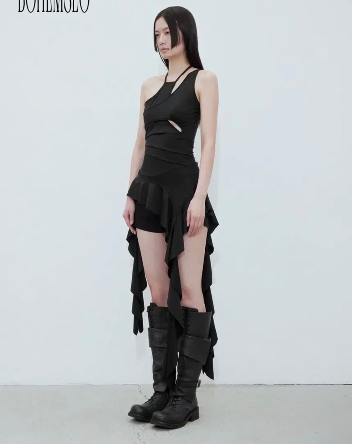 보헤미안서울 러플 미니 드레스 ruffle mini dress 상품이미지1