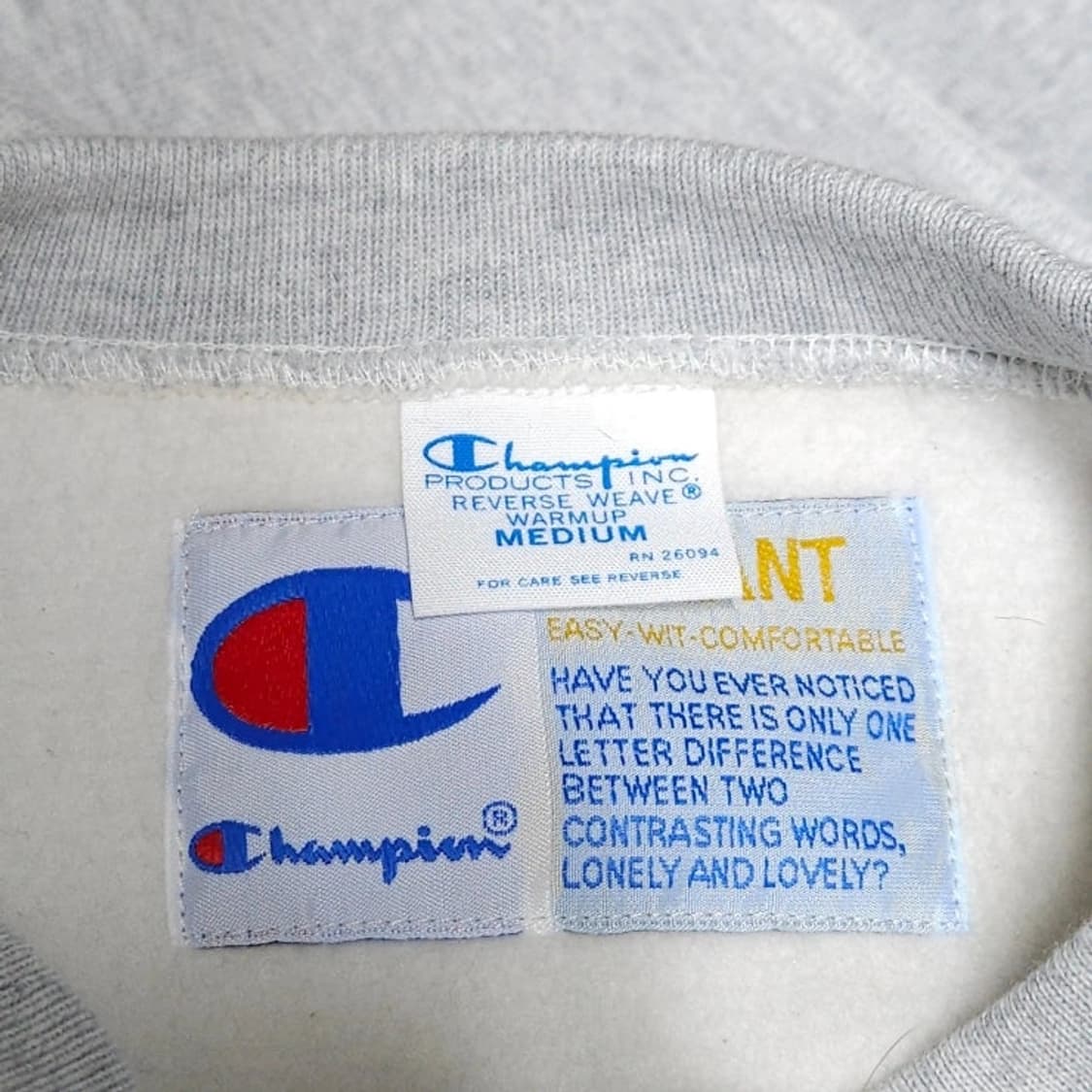 Champion X NOHANT챔피온x노앙 리버스위브 기모 맨투맨 상품이미지7