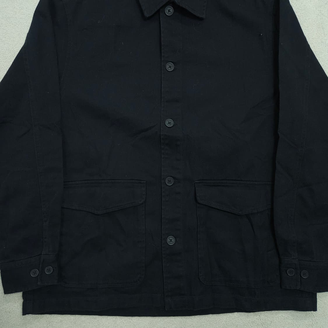 에디바우어 워크 셔츠 자켓 L 블랙 상품이미지3