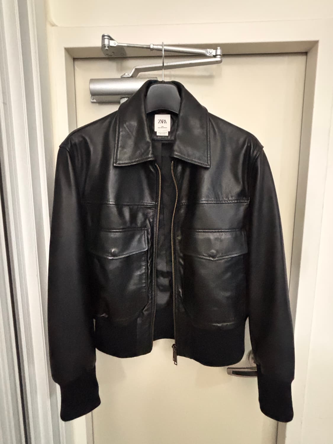 자라 크롭 레더 자켓 리미티드 에디션 상품이미지2