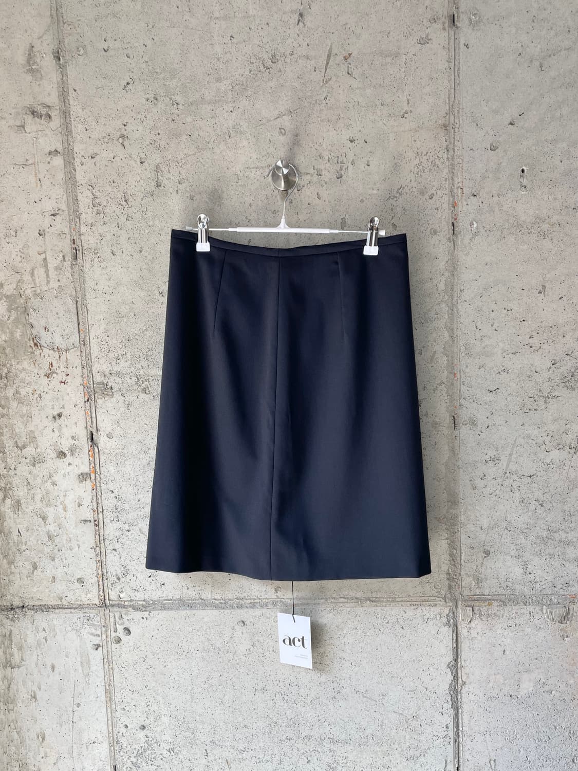 Jil Sander 질샌더 슬릿 스커트 네이비 상품이미지3