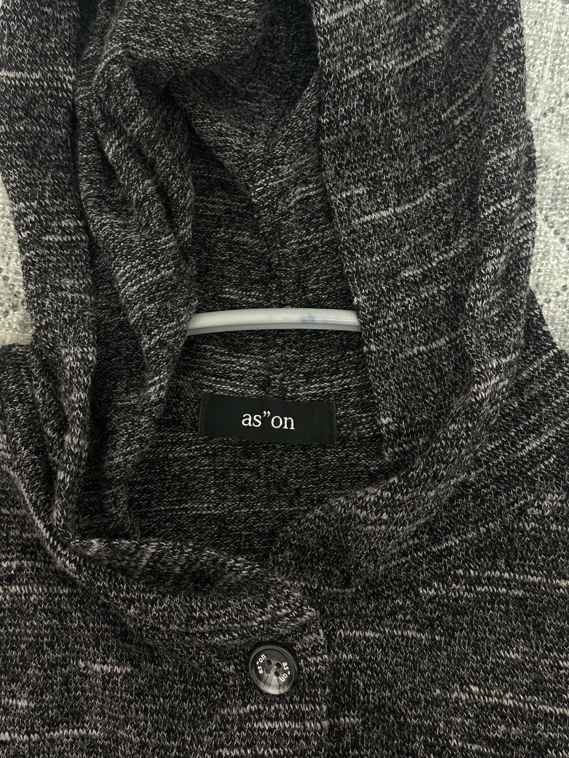 애즈온 선데이 후드 니트 가디건 상품이미지4