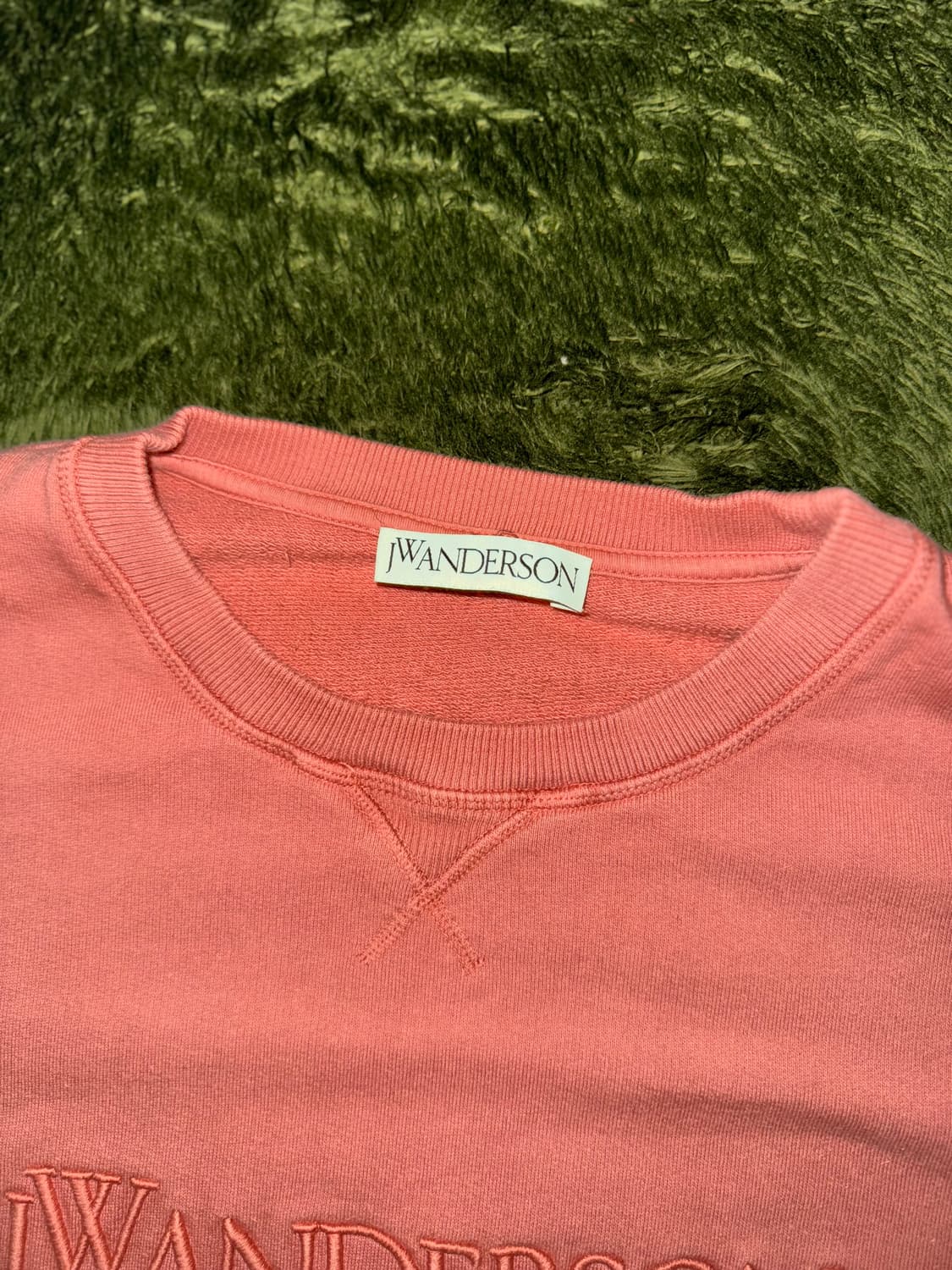 [XL] JW앤더슨 엠브로이더리 로고 루즈 핏 스웻셔츠 상품이미지3