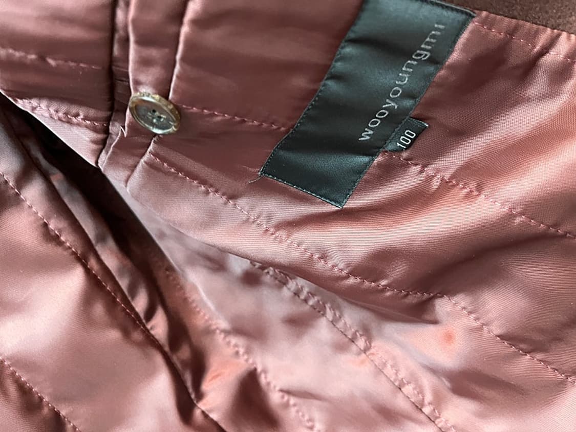 95) 우영미 10fw 버건디 캐시미어 코트 상품이미지6