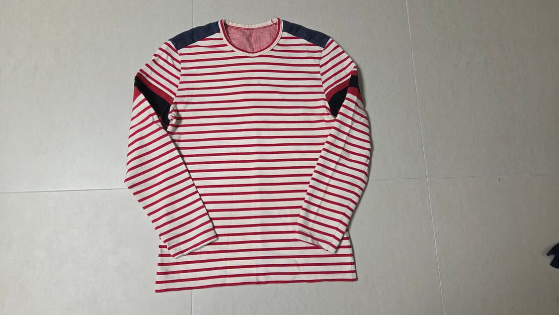 시스템 옴므 암밴드 스트라이프 티셔츠   상품이미지1