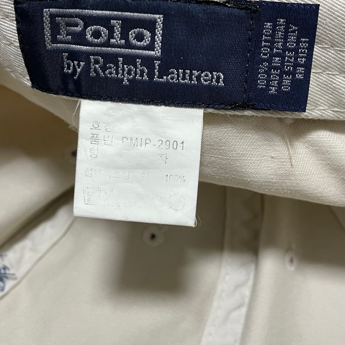 폴로 랄프로렌 아이보리 베이지 볼캡 상품이미지4