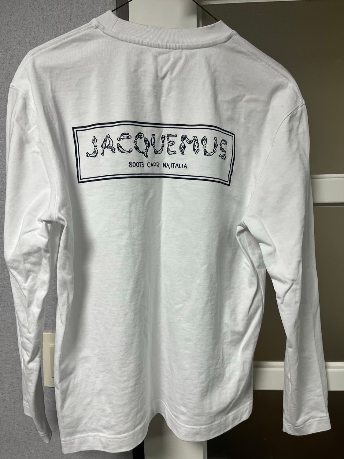 자끄무스 흰색 티셔츠 (24ss) 상품이미지1