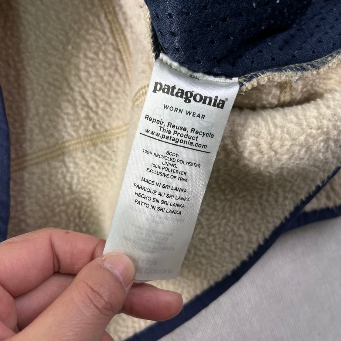 100 파타고니아 양털 레트로 플리스 자켓 상품이미지5