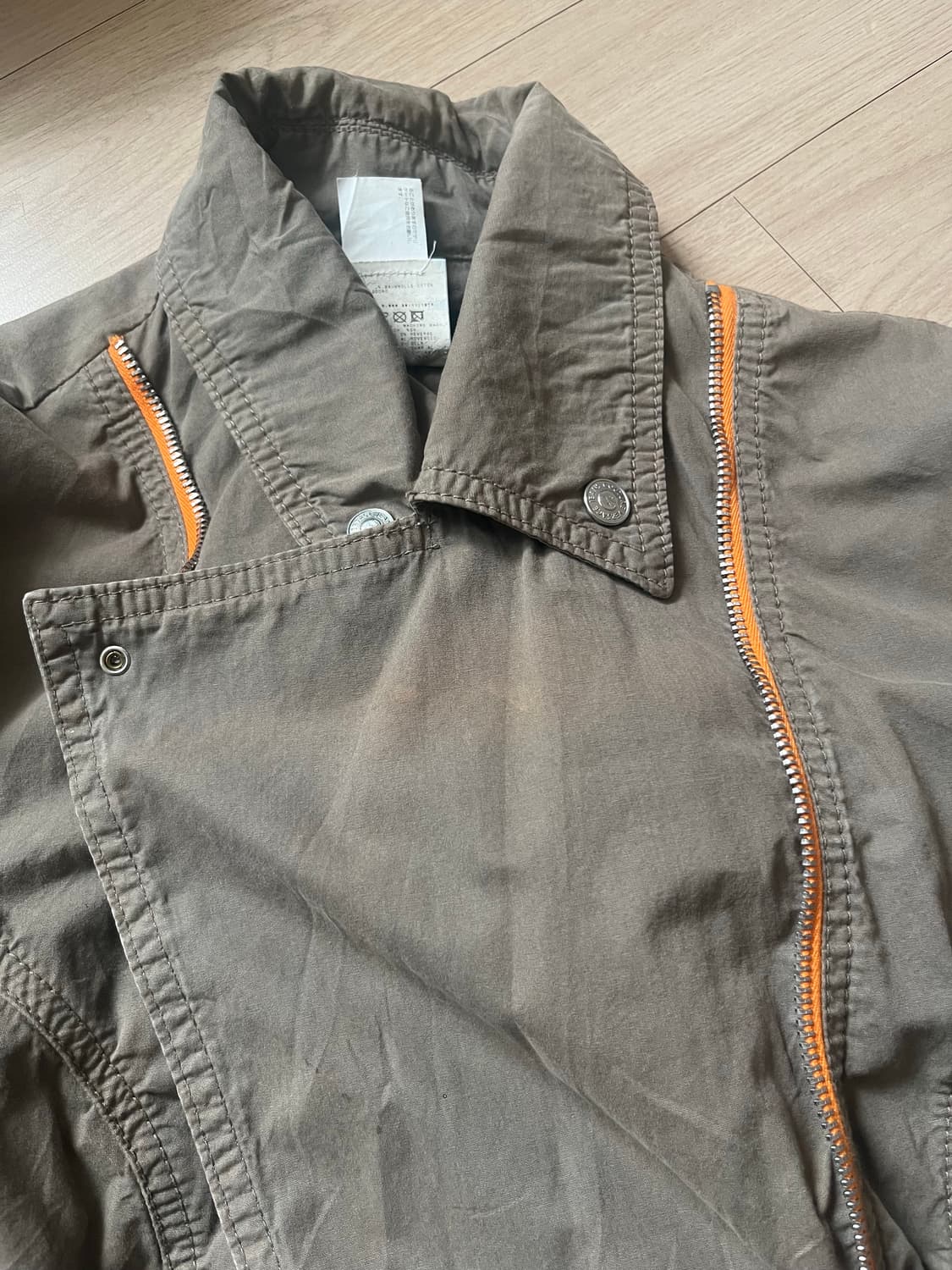 VERSACE Jeans Couture 집업 자켓 (카키/브라운) 상품이미지8