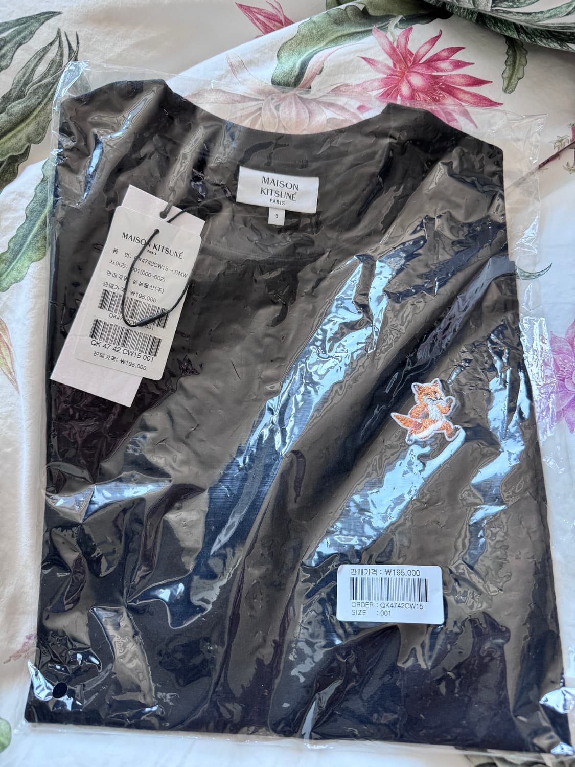 메종키츠네 스피디 폭스 패치 반팔 상품이미지1