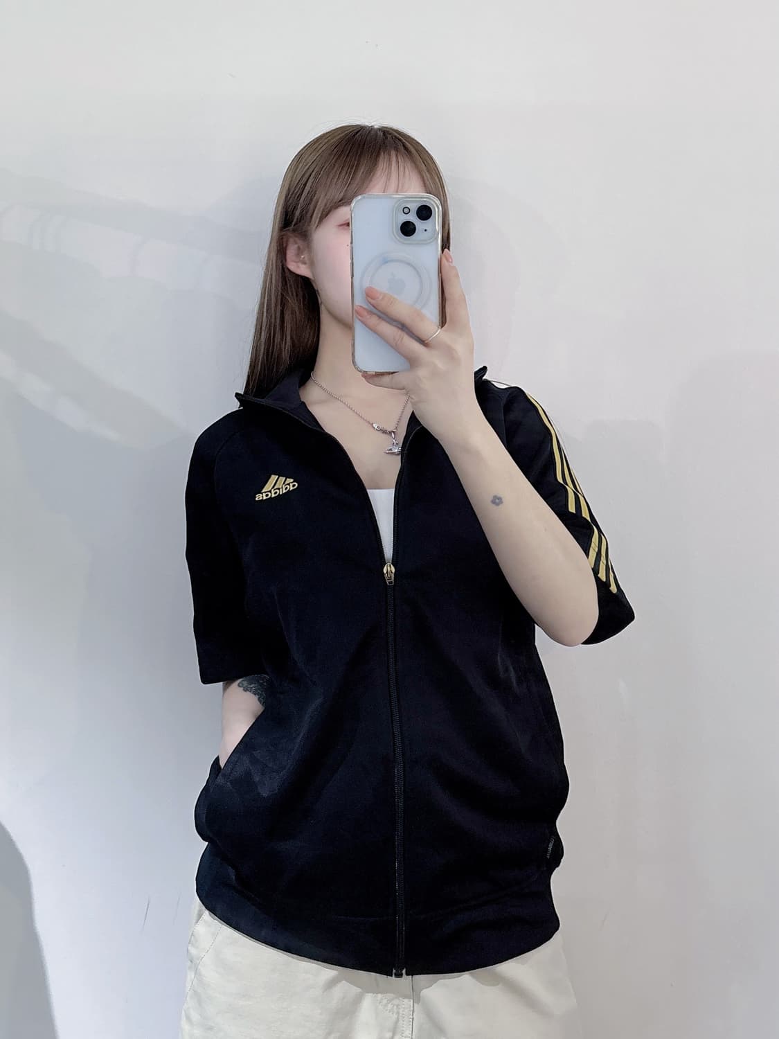 아디다스 Japan 00’s 삼선 반팔 트랙탑 상품이미지2