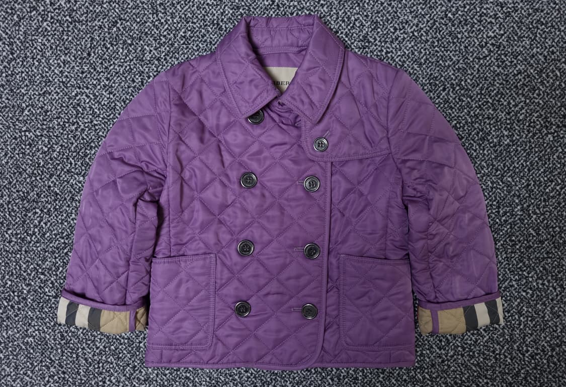 [무료배송][3Y/98cm]버버리 키즈 퀼팅 누빔 자켓 상품이미지1