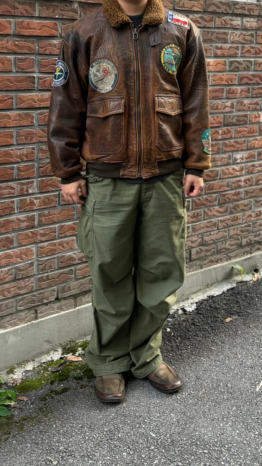 80s Avirex G-1 Flight Jacket 상품이미지3